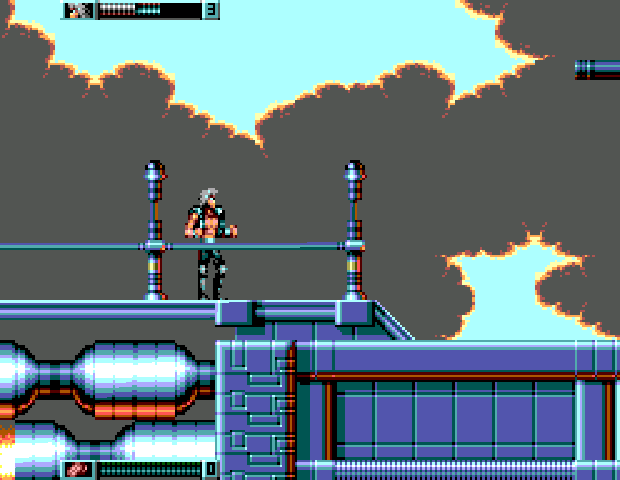 Wolfchild - Master System game screenshot (1993) by Virgin Games
